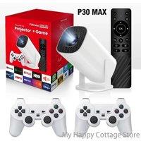 3pcs EU Plug P30 Max Game Projector Mini FreeStyle Home Theater for IOS Android Phone 720P Outdoor 1080P 4K Supported HDMI