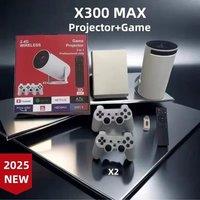 3pcs EU Plug P30 Max Game Projector Mini FreeStyle Home Theater for IOS Android Phone 720P Outdoor 1080P 4K Supported HDMI