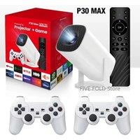 3pcs EU Plug P30 Max Game Projector Mini FreeStyle Home Theater for IOS Android Phone 720P Outdoor 1080P 4K Supported HDMI