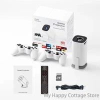 Advanced Home Cinema Projector with Gaming Experience-Portable Retro X300MAX,Android 11,Dual WIFI&BT5.4,1280x720P