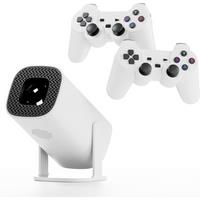 Advanced Home Cinema Projector with Gaming Experience-Portable Retro X300MAX,Android 11,Dual WIFI&BT5.4,1280x720P