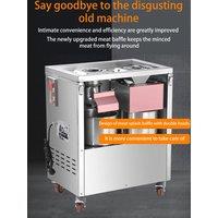 Electric Meat Cutter, Commercial Stainless Steel Automatic Meat Grinder, Vertical Food Grinder