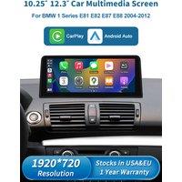 Road Top Wireless CarPlay Android Auto Car Multimedia Display For BMW 1 Series E81 E82 E87 E88 CCC CIC System Linux Touch Screen