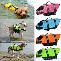 Summer Dog Life Vest Jacket Reflective Pet Clothes Puppy Swimwear Dog Life Jacket Safety Swimming Suit Dog Supplies
