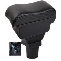 Skoda Citigo iv Armrest box central console storage case driver elbow support carbon fibre