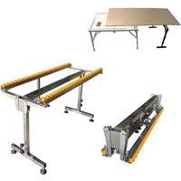 2025 Folding Fluent Strip Support Frame, Large Plate Carrying Conveying Device Saw Table Drag Table Auxiliary Pulley Support