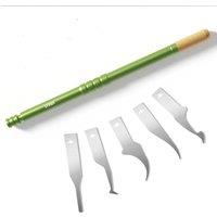 5 in 1 Motherboard IC Glue Removal Repair Blade Set for Pry Mobile Phone IC/CPU/Hard Drive Glue Removal