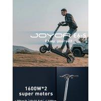 JOYOR E6-S Electric Scooter 1600W*2 Scooter Dual Motor Anti-skid Off Road Pneumatic Tire 60V 31.5Ah 80km Range 80km/h eScooter