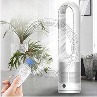 Bladeless Desk Fan for Home/Office,18" Tower Fan with Remote,9H Timer,90 Oscillating,LED Display with Auto Off, Easy to Clean
