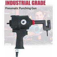 FIndustrial Pneumatic Punch Gun Metal Iron Plate Round Hole Punching Stainless Steel Advertising Word Air Puncher 3.2/4.2/6MM