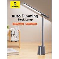 Baseus Desk Lamp 180 Foldable LED Table Lamp Rechargeable Auto Dimming Smart Eye Protection Study Reading Room Night Light Lamp