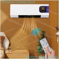 2000W Wall Mounted Air Conditioners with Remote Control Winter Warmer Small Multifunctional Blowing Supplies Home Appliance