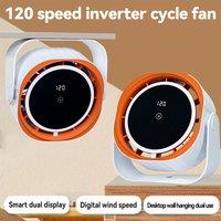New 2500mAH Portable Electric Fan with Ambient Light Turbo Mute Electric Fan Desktop Wall Mount Ceiling Air Cooler