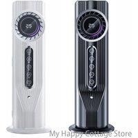 Bedroom Tower Fan Silent USB Water Cooling Fan Portable Water Mist Humidification Water Cooling Fan Desktop Air Cooler