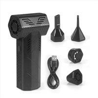 130000RPM Car Electric Air Duster Mini Turbo Violent Fan with 3 Speeds Rechargeable Super Jet Dry Blower Car Accessorie