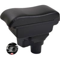 Hyundai 17k2 Solaris 2 Accent Verna KIA Rio 4 X-line Armrest box central console storage case driver elbow support carbon fibre