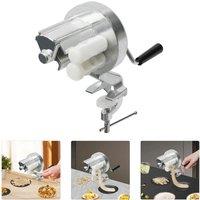 Aluminum Alloy Pasta Maker Machine with Ergonomic Handle, Non-Slip Grip, Compact, Easy to Use for DIY Pasta Making at Home