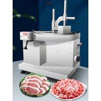 220V Ultra-Thin Stainless Steel Meat Slicer Commercial Electric Automatic Fresh Meat Cutting Machine