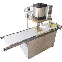 Pneumatic Pizza Press Machine, Fully Automatic Pancake Crust Making Press Machine