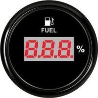 Auto Brand New Digital Fuel Level Gauges 52mm 0~100% Display Marine Fuel Level Meters 0-190ohm 240-33ohm with Red Backlight