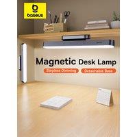 Baseus Magnetic Desk Lamp Dimmable LED Table Lamp USB Rechargeable Cabinet Closet Wardrobe Bedside Reading Hanging Night Light