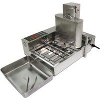 Four-Row Electric Heating Doughnut Machine Commercial Multi-Function Automatic Doughnut Fryer Machine