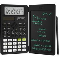 2-In-1 Foldable Scientific Calculator & 6 inch Writing Tablet 82MS 240 Function LCD Display For College Office Student Teacher