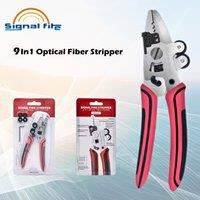 ZSQ-09 Signal Fire New 9 in 1 Optical Fiber Stripper Optic Miller Scissors Wire Pliers