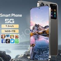 2025 Smartphone SMS 24 Ultra Original 7.3HD Dual SIM Card Cell Phone 7800mAh Android 14 Global Version Mobile Phones Cellphones