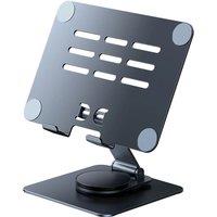 Tablet Stand 360 Rotating Adjustable Desktop Stand Non-Slip Portable Monitor Holder for Office Ipad Accessories