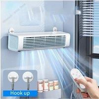 Wall-mounted Bladeless Tower Fan With Remote Control Adjustable Summer Strong Cooling Airflow For Desk Air Conditioner Fan