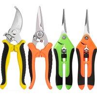 stainless Steel Pruning Shears Pruning Snips and Clippers Gardening Garden Pruning Shears Blades Handheld Pruners Set Hand Tools