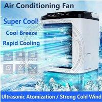 Portable air conditioner 3-speed Mini Air Conditioning 900ml Water Tank Air Cooler with 7-color Night Light For Office Bedroom