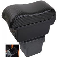 Chery Tiggo 3X Armrest box central console storage case driver elbow support carbon fibre