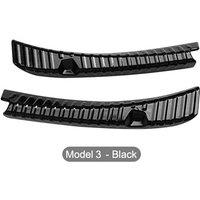 Tesla Model 3 Rear Trunk Bumper Foot Plate Door Sill Protector Car Rear Trunk Sill Cover For Tesla Model 3 2017-2022