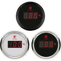 52mm Digital Fuel Level Gauges 100 150 200 250 300 350 450mm Liquid Level Sensors with 0-190ohm / 240-33ohm Input Signal Senders