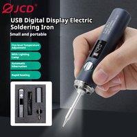 1400mah USB Soldering Iron Wireless Charging Electric Soldering Iron Fast Charging Rechargeable Portable Repair Welding Tools