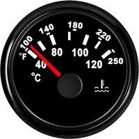 Cars 40~120℃ 100~250℉ Show 52mm Water Temperature Gauges 287.4-22.4ohm Signal Devices M14x1.5 M16x1.5 NPT38 Water Temp Sensors