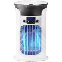 2025 New Desktop Fan Air Cooler USB Rechargeable Mute Portable Multifunctional Air Conditioning Fan Small Household Air Cooler