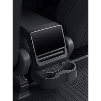 YZ For Tesla Model 3/Y Highland Juniper Armrest Box Rear Air Outlet Organizer Storage Box Cup Dust Cover Car Styling Accessories