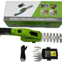 Electric Hedge Clippers Gardening Pruning Scissors Dual-Use Rechargeable Pruning Shears Lawn Mower Lithium Hedge Trimmer Garden