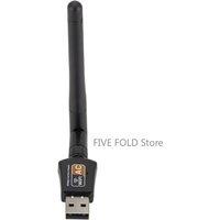 1PCS USB Wifi Adapter 5.0GHz+2.4GHz Wifi Receiver High Speed 600Mbps Wifi Antenna Wireless PC Network Card 802.11ac