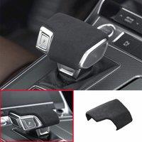Alcantara Suede Gear Lever Shift Knob Stick Head Trim LHD For Audi A6L A7 Q8 A​8L Q​7 2021-2024 Car Interior Accessories Auto