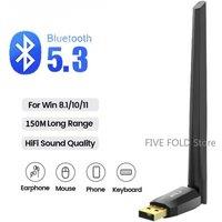 Bluetooth 5.3 Receiver Adapter Wireless Audio Receiver Transmit for PC Speaker Wireless Mouse Keyboard Bluetooth Dongle