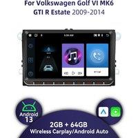 2Din Android Radio for VW Volkswagen Golf 6 VI MK6 GTI R Estate 2009-2014 9 Screen Wireless Carplay Car Multimedia GPS Stereo