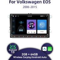 2Din Android Radio for VW Volkswagen EOS 2006-2015 9 Screen Wireless Carplay Car Multimedia GPS Navigation Autoradio Head Unit