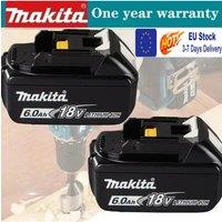 Makita 18V Battery 6000mAh Rechargeable Power Tools Battery? with LED Li-ion Replacement LXT BL1860B BL1860 BL1850 3A Charger