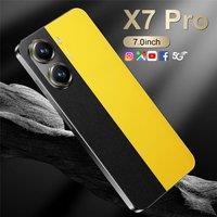 2025 New X7 Pro Smartphone 7.0'' HD Original Cellphones 5G Dual Sim Mobile Phones 6800mAh Android 13 Global Version Cell Phone
