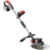Electric Lawn Mower Handheld Lawn Weeding Tool Desbrozadora Batera 충전식예초기 충전식 예초기Coupe Bordure Sans Fils Batterie