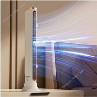 Portable Tower Fan 3 Speeds Bladeless Quiet Clip On Computer Fan Monitor Clip On Fan for Bedroom Living Room Office